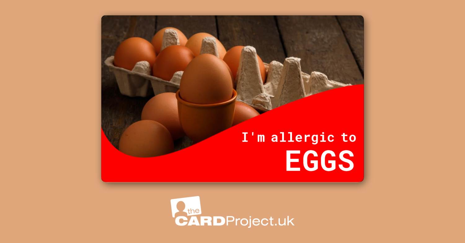 Egg Allergy Card